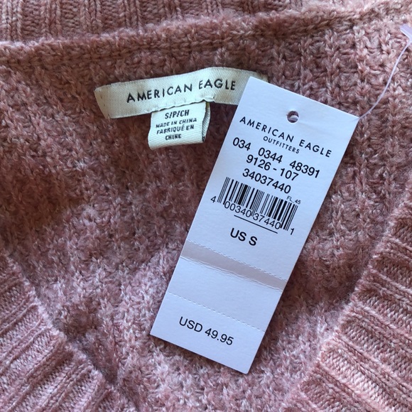 🔥NWT🔥 American Eagle Outfitters Women’s Oversized V-Neck Sweater - Picture 5 of 8